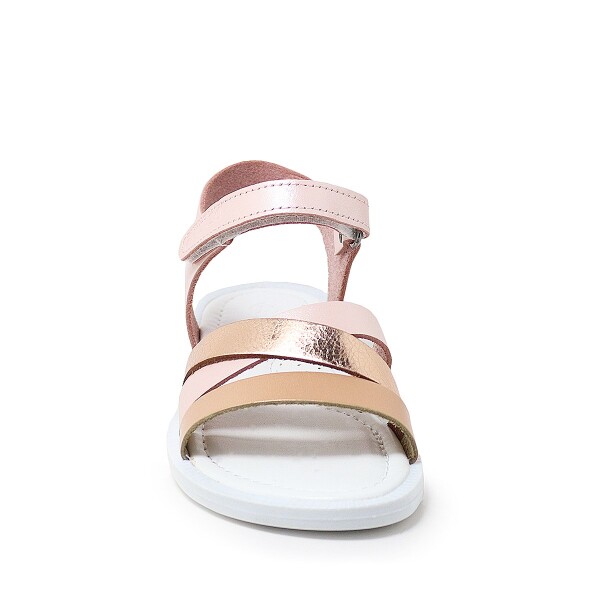 Artico Alexia Hakiki Deri Vaketa Pudra Pembe Kız Çocuk Sandalet - 4