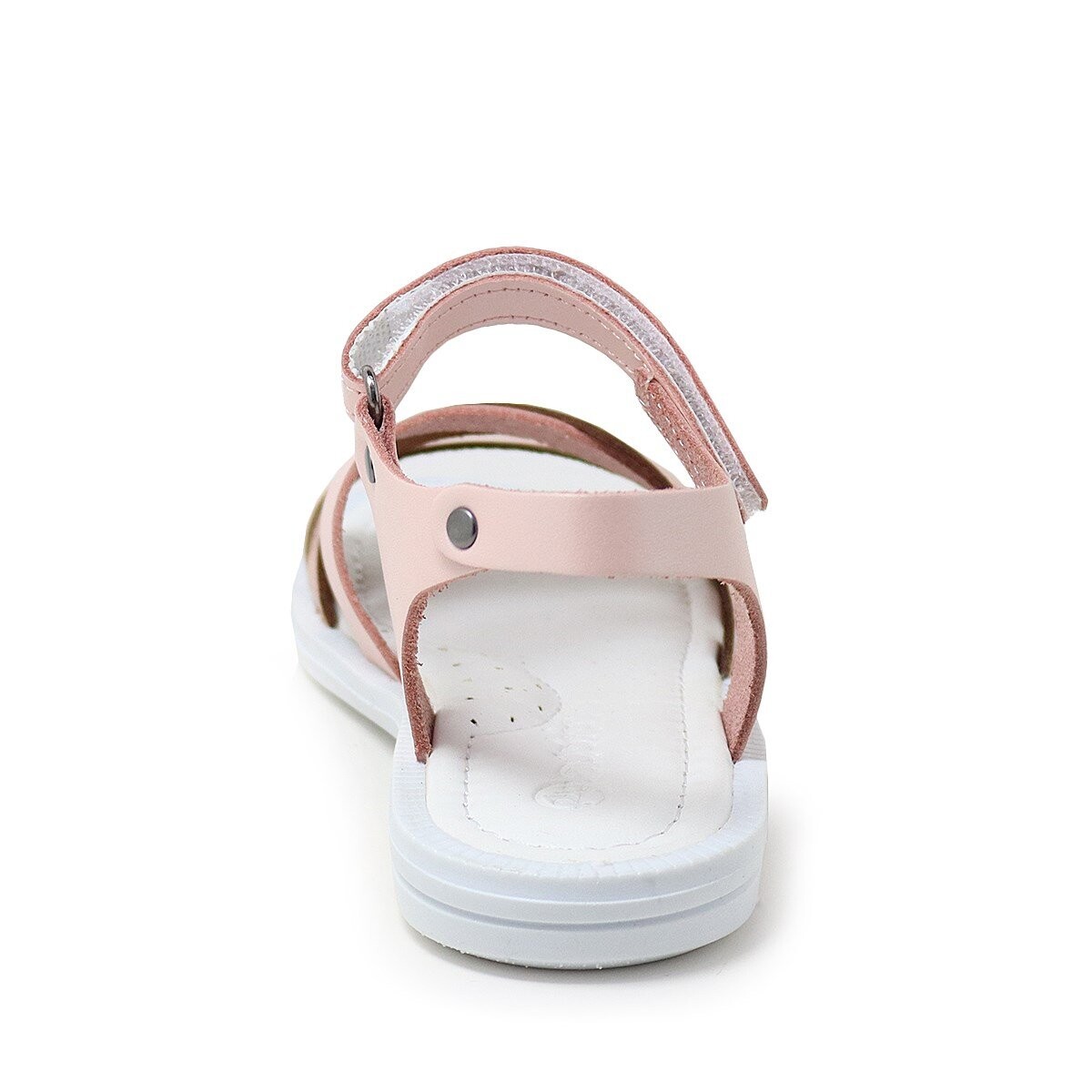 Artico Alexia Hakiki Deri Vaketa Pudra Pembe Kız Çocuk Sandalet - 5