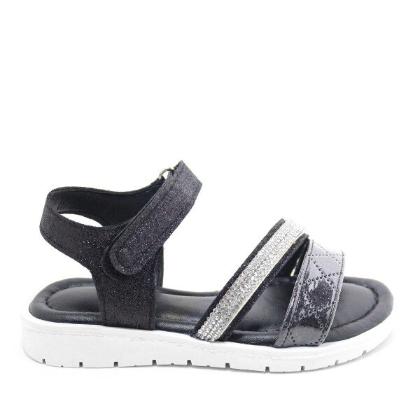 Artico Noumea Siyah Gri Kız Çocuk Sandalet - 2