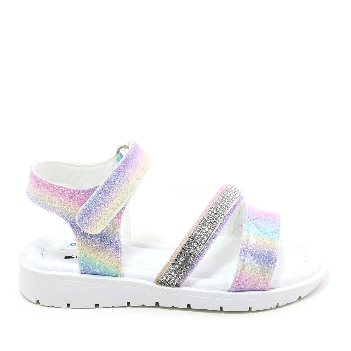 Artico Noumea Beyaz Pembe Mavi Kız Çocuk Sandalet - 2