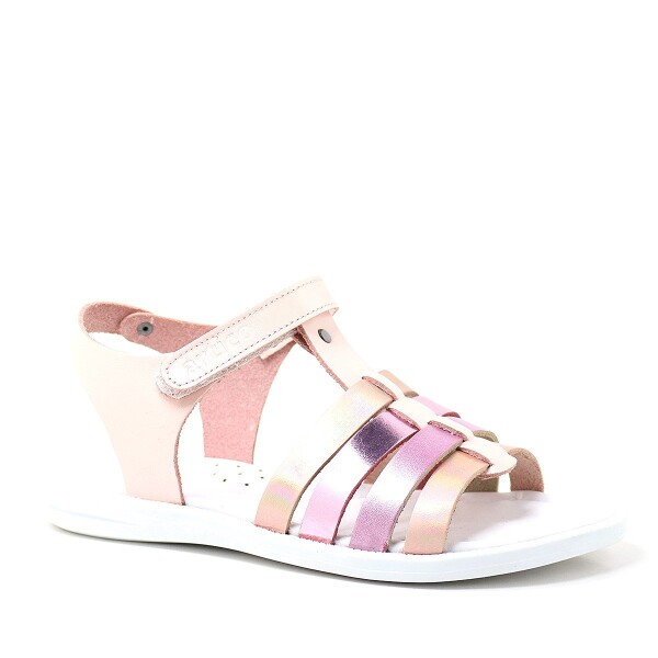 Artico Bellini Hakiki Deri Pembe Fuşya Vaketa Kız Çocuk Sandalet - Artico