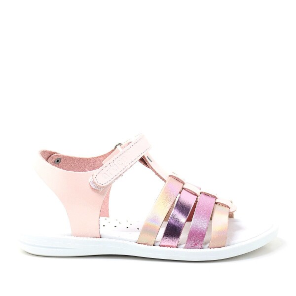 Artico Bellini Hakiki Deri Pembe Fuşya Vaketa Kız Çocuk Sandalet - 2