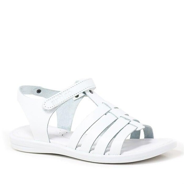 Artico Bellini Beyaz Hakiki Deri Vaketa Kız Çocuk Sandalet - 11