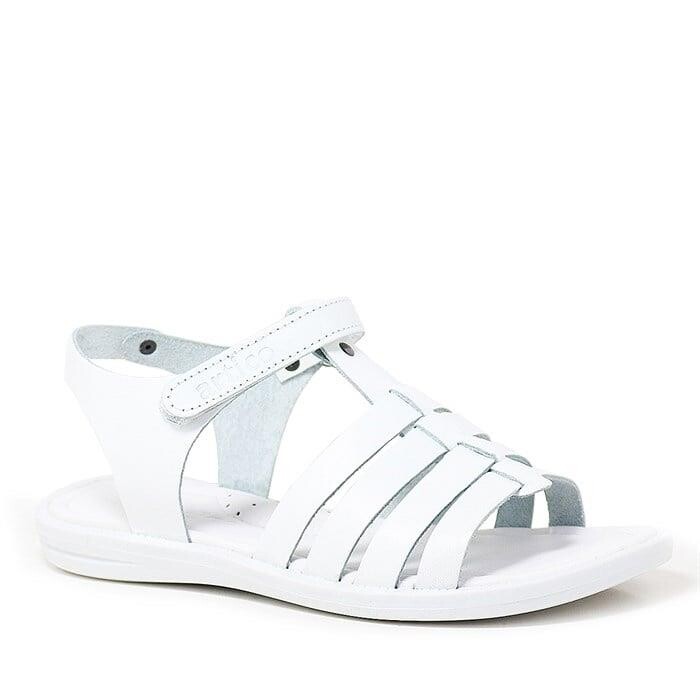 Artico Bellini Beyaz Hakiki Deri Vaketa Kız Çocuk Sandalet - 21