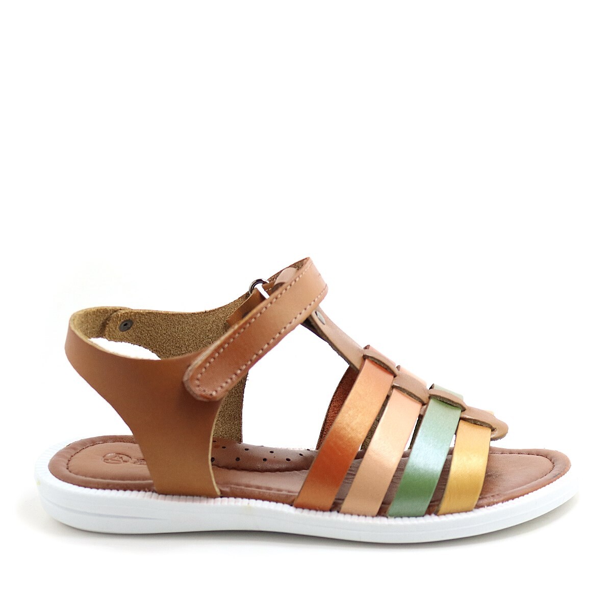 Artico Bellini Hakiki Deri Vaketa Taba Kız Çocuk Sandalet - 2