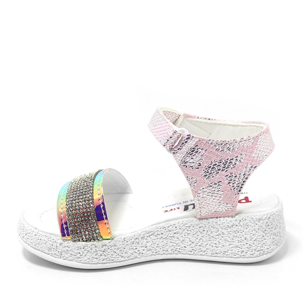 Artico Pingu Gloria Pembe Taşlı Kız Çocuk Sandalet - 3