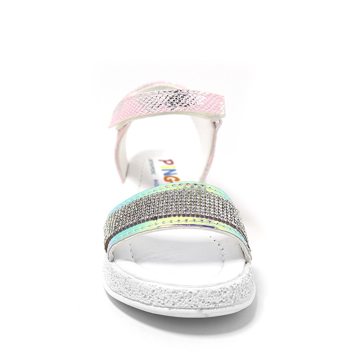 Artico Pingu Gloria Pembe Taşlı Kız Çocuk Sandalet - 4