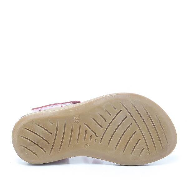 Artico Etoile Hakiki Deri Pembe Vaketa Kız Çocuk Sandalet - 7