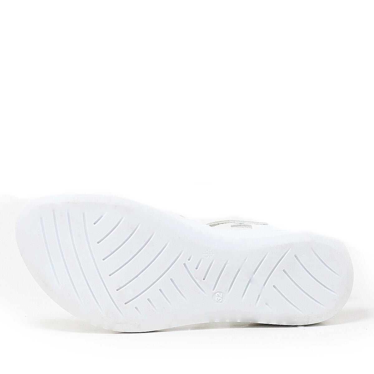 Artico Etoile Hakiki Deri Beyaz Vaketa Kız Çocuk Sandalet - 7