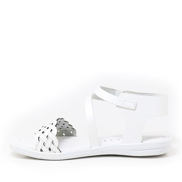 Artico Etoile Hakiki Deri Beyaz Vaketa Kız Çocuk Sandalet - 10