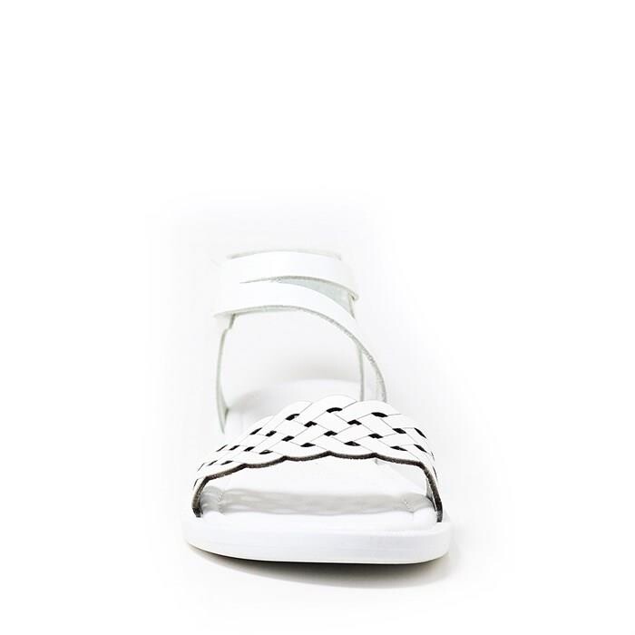 Artico Etoile Hakiki Deri Beyaz Vaketa Kız Çocuk Sandalet - 11