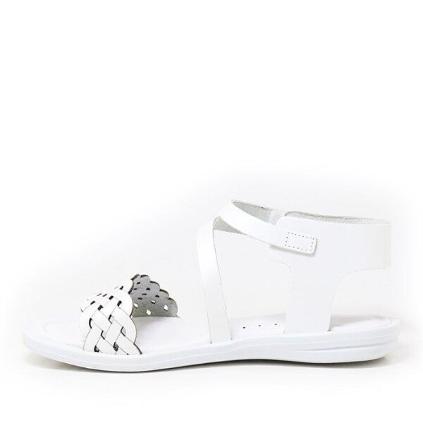 Artico Etoile Hakiki Deri Beyaz Vaketa Kız Çocuk Sandalet - 24