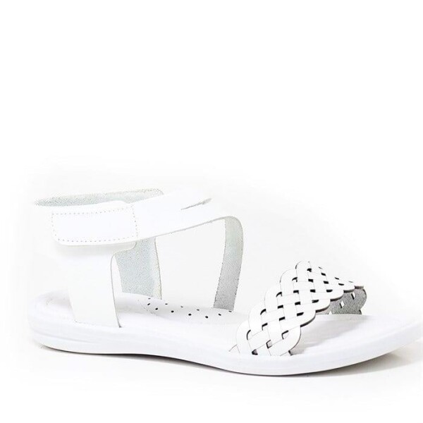 Artico Etoile Hakiki Deri Beyaz Vaketa Kız Çocuk Sandalet - 29