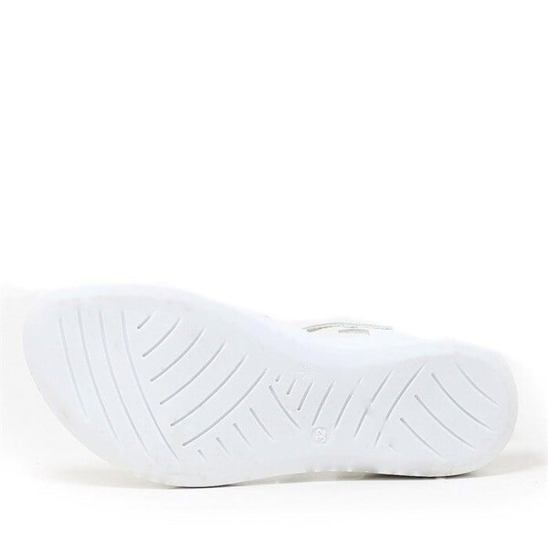 Artico Etoile Hakiki Deri Beyaz Vaketa Kız Çocuk Sandalet - 35