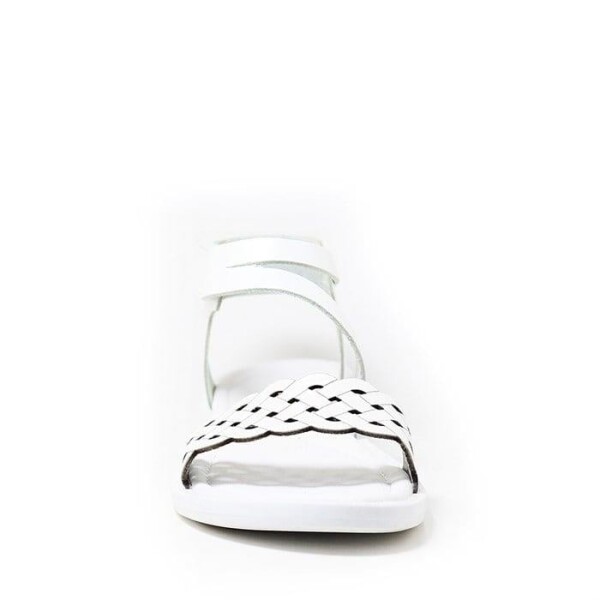 Artico Etoile Hakiki Deri Beyaz Vaketa Kız Çocuk Sandalet - 46