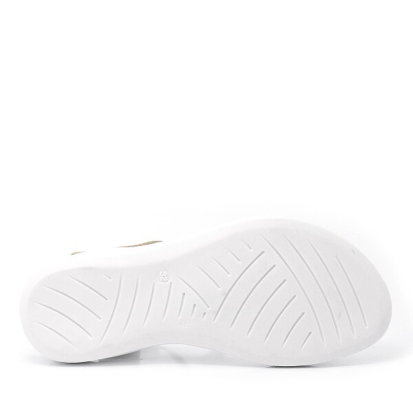 Artico Etoile Hakiki Deri Vaketa Gümüş Gri Kız Çocuk Sandalet - 7