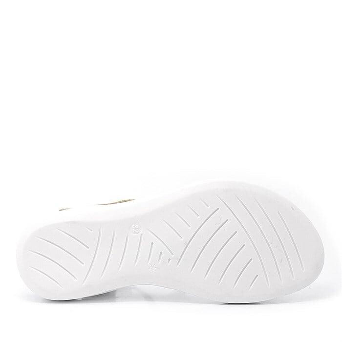 Artico Etoile Hakiki Deri Vaketa Gümüş Gri Kız Çocuk Sandalet - 21