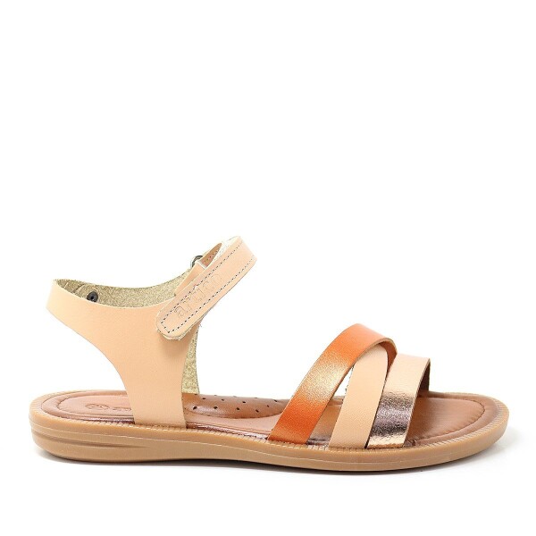 Artico Alexia Hakiki Deri Vaketa Taba Kız Çocuk Sandalet - 2