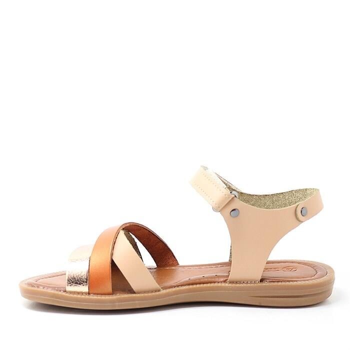 Artico Alexia Hakiki Deri Vaketa Taba Kız Çocuk Sandalet - 10