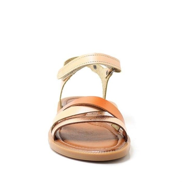 Artico Alexia Hakiki Deri Vaketa Taba Kız Çocuk Sandalet - 39