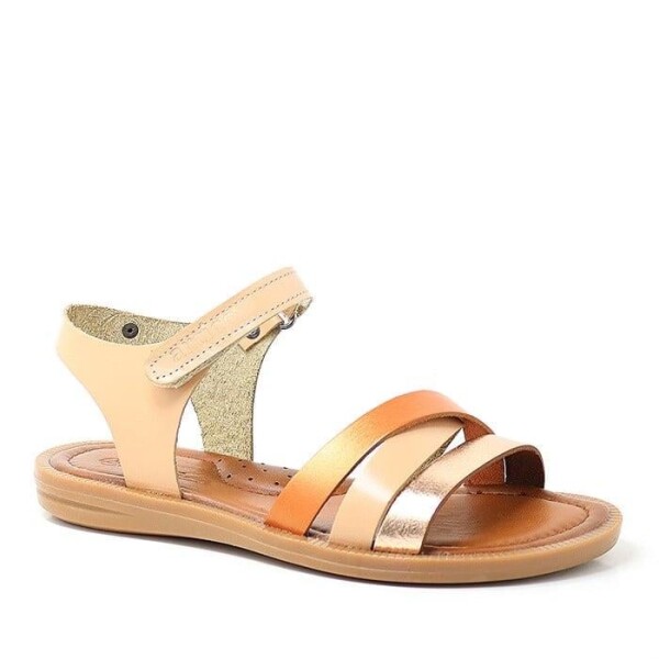 Artico Alexia Hakiki Deri Vaketa Taba Kız Çocuk Sandalet - 71