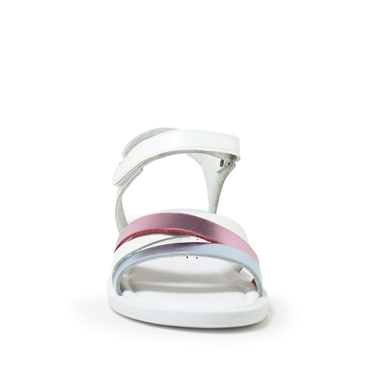 Artico Alexia Hakiki Deri Vaketa Beyaz Kız Çocuk Sandalet - 3