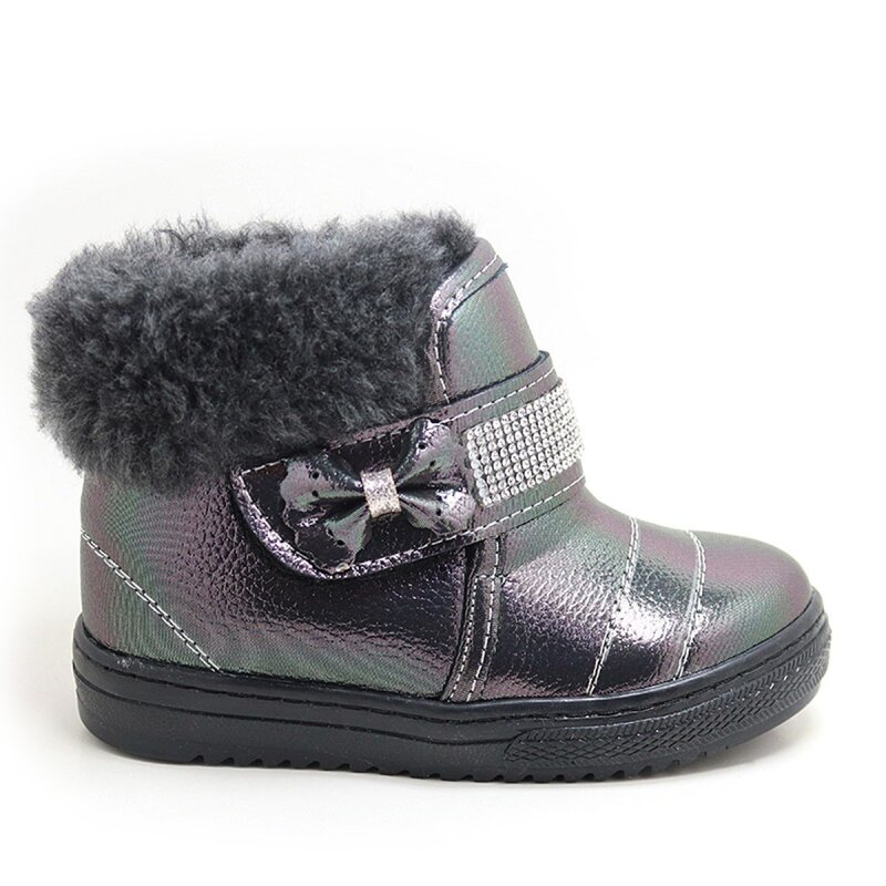 حذاء رياضي للبنات من Artico Hazy Platinum Fur - 2