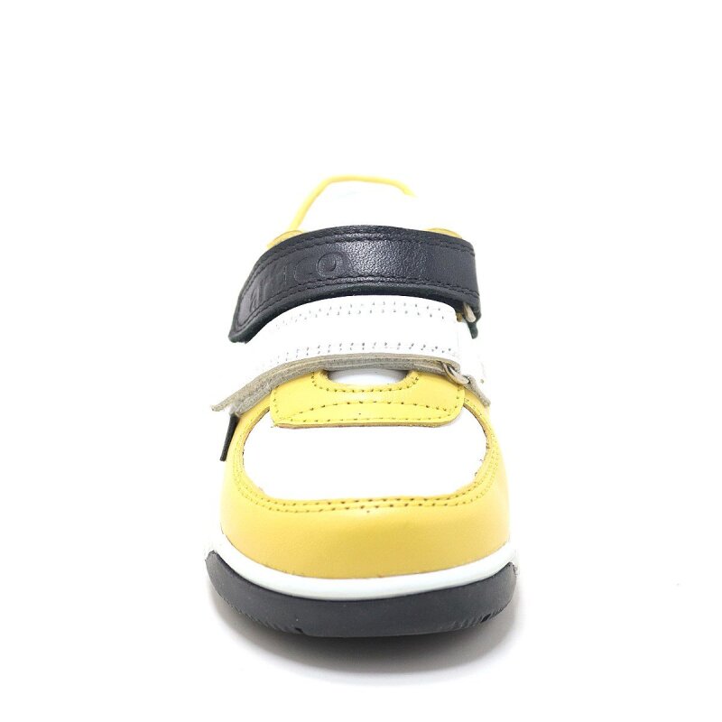 ARTİCO FONSİS HAKİKİ DERİ SARI CIRTLI BEBEK SPOR AYAKKABI - 4
