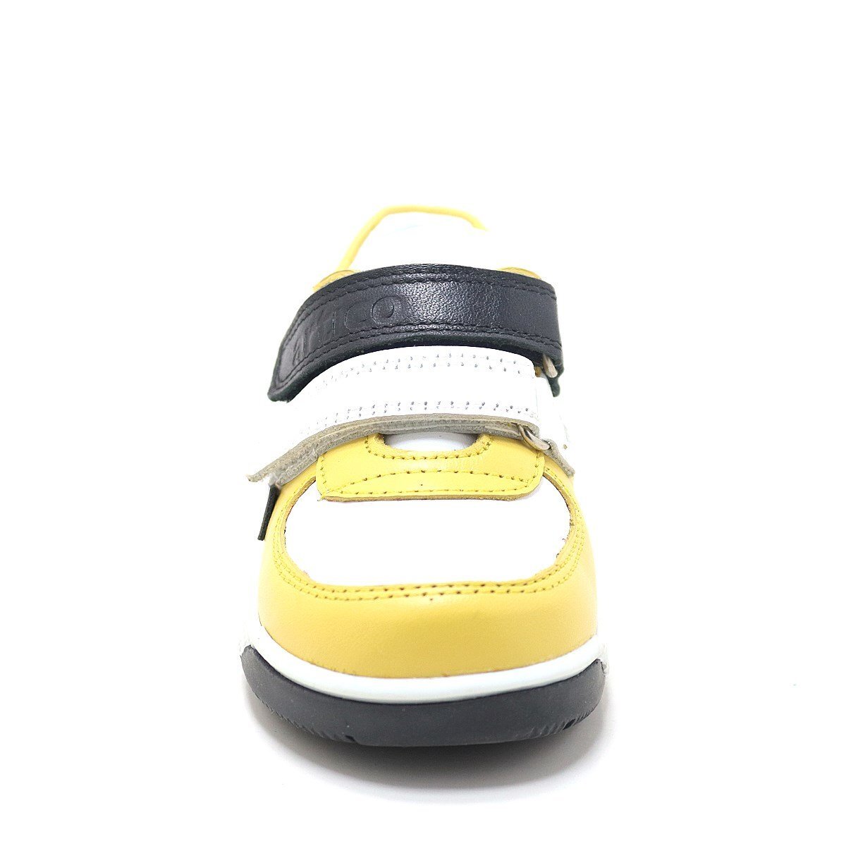 ARTİCO FONSİS HAKİKİ DERİ SARI CIRTLI BEBEK SPOR AYAKKABI - 4