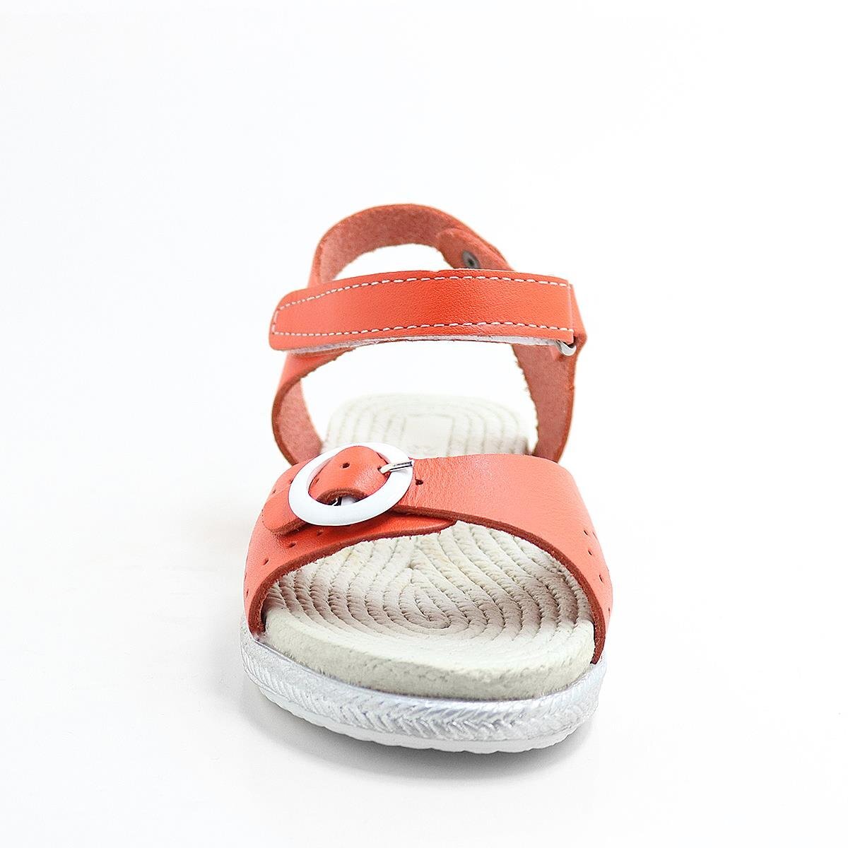 ARTİCO CARİNY HAKİKİ DERİ TURUNCU KIZ BEBEK ÇOCUK SANDALET - 2