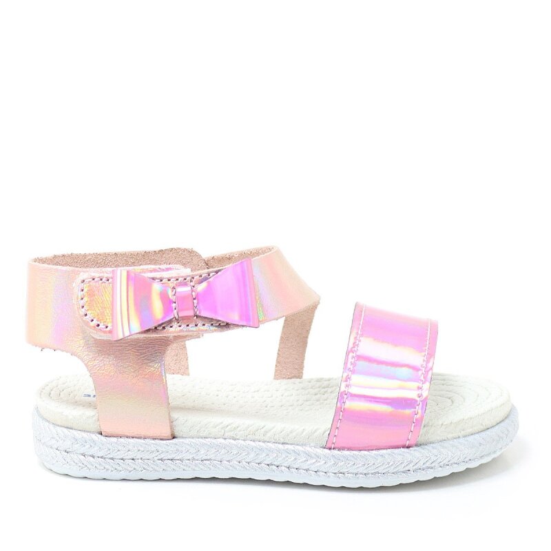 Artico Elenis Hakiki Deri Pembe Kız Bebek Sandalet - 2