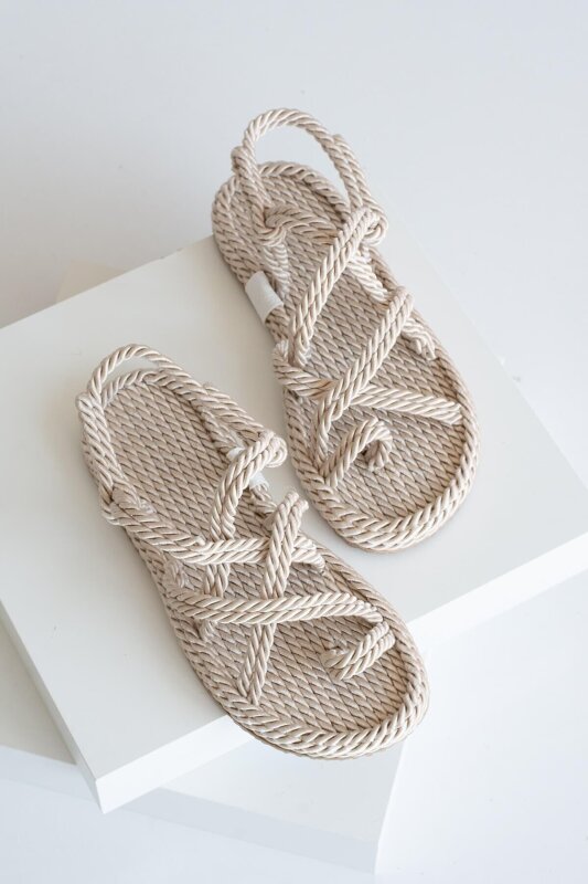 صندل أرتيكو أزوراس بيج بأشرطة متقاطعة وحبل - 4