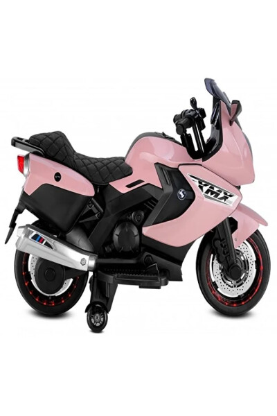 Babyhope 438A XMX-316 Ledli Akülü Motor 12 Volt Pembe - 2