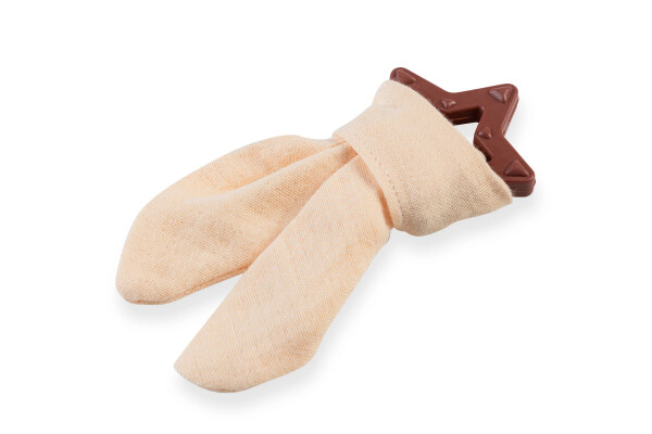 BabyJem Silikon Diş Kaşıyıcılı Müslin Önlük 736 Somon - 3