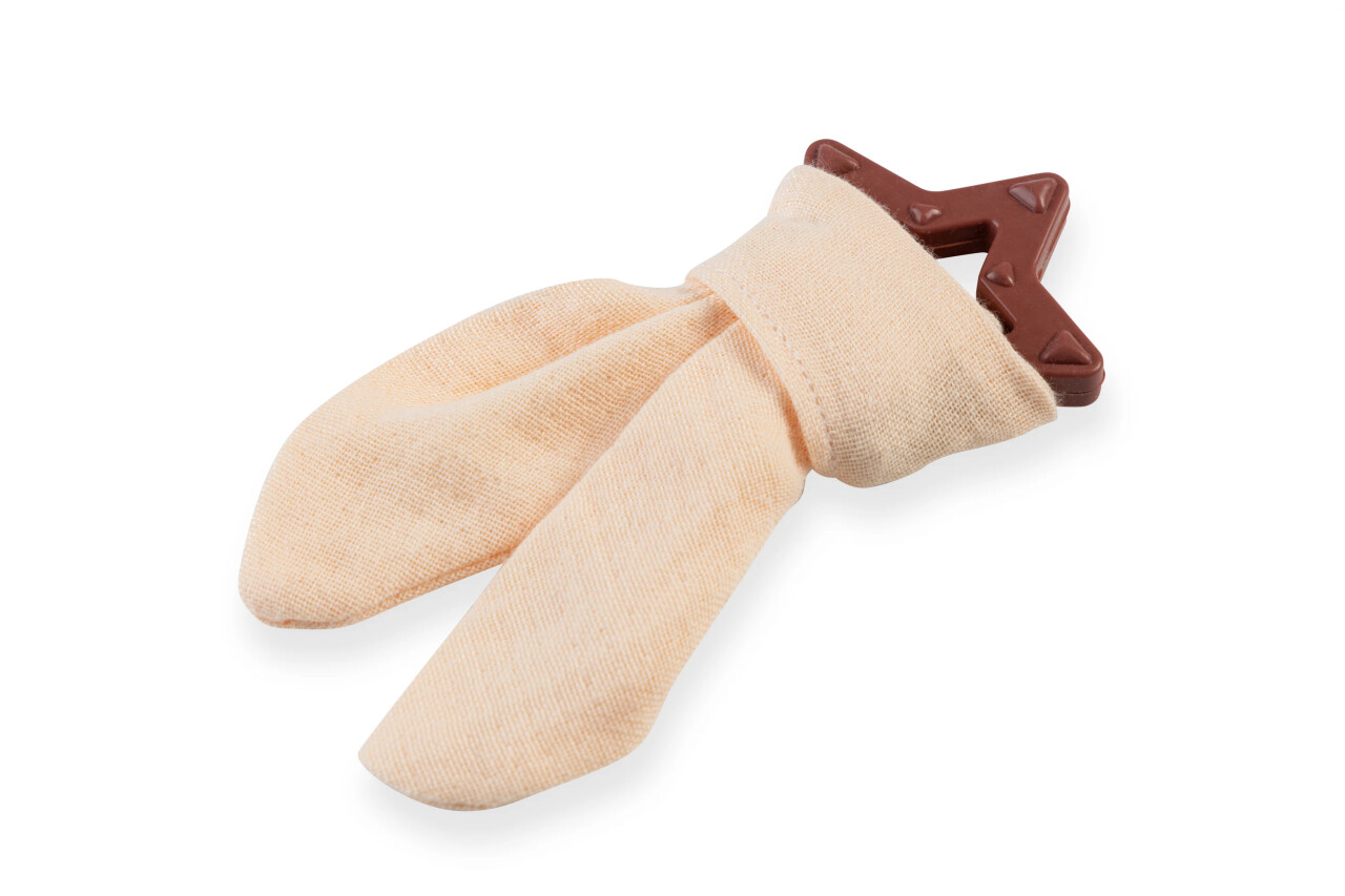 BabyJem Silikon Diş Kaşıyıcılı Müslin Önlük 736 Somon - 3