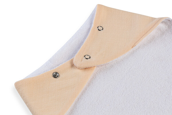 BabyJem Silikon Diş Kaşıyıcılı Müslin Önlük 736 Somon - 5