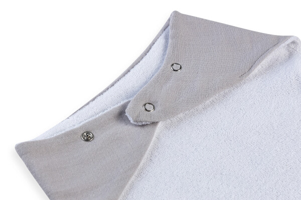 BabyJem Silikon Diş Kaşıyıcılı Müslin Önlük 736 Gri - 5