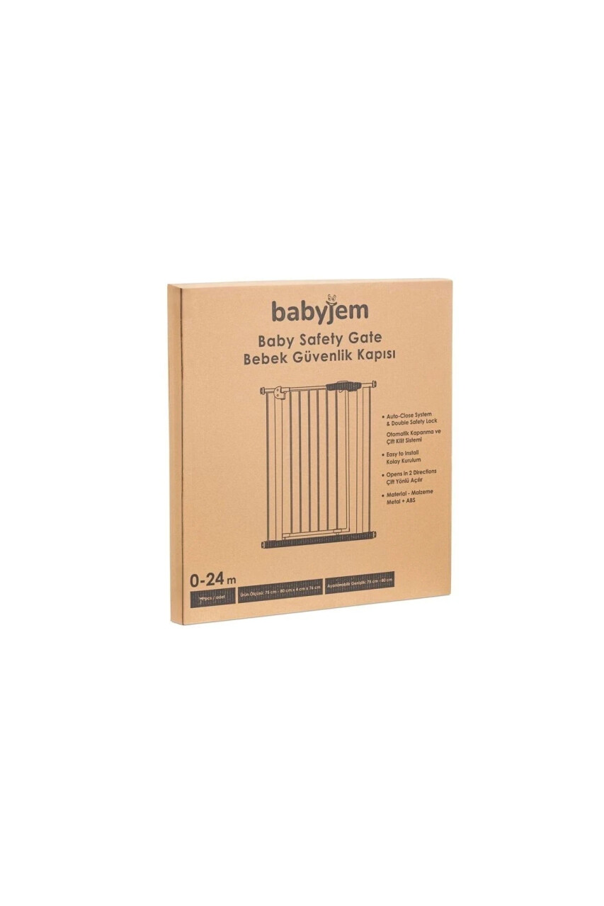 BabyJem Güvenlik Kapısı 889 Antrasit - 4