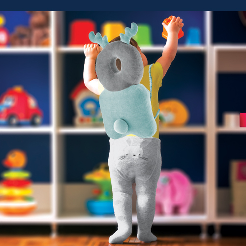 BabyJem Bebek Melek Kanadı Koruma Yastığı 527 Yeşil Kadife - 2