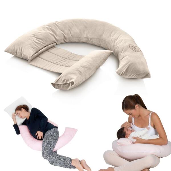 BabyJem Sırt Destekli Hamile ve Emzirme Yastığı 198 Ekru - BabyJem