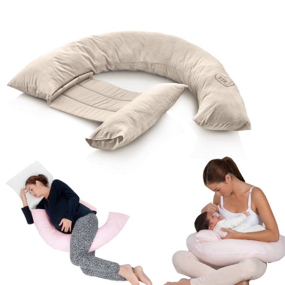 BabyJem Sırt Destekli Hamile ve Emzirme Yastığı 198 Ekru - 1