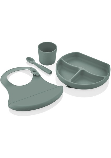 BabyJem Silikon Beslenme Seti 728 Mint - BabyJem