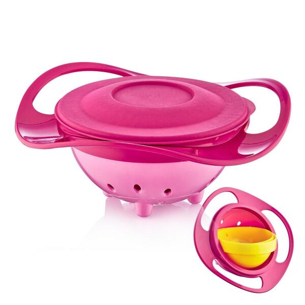 BabyJem Dökülmeyen Tabak 350 Pembe - BabyJem