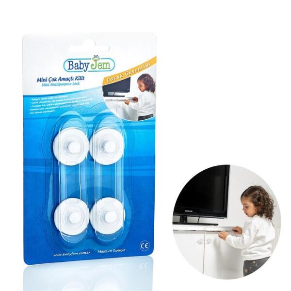 BabyJem Mini Çok Amaçlı Kilit 2'Li 059 - BabyJem