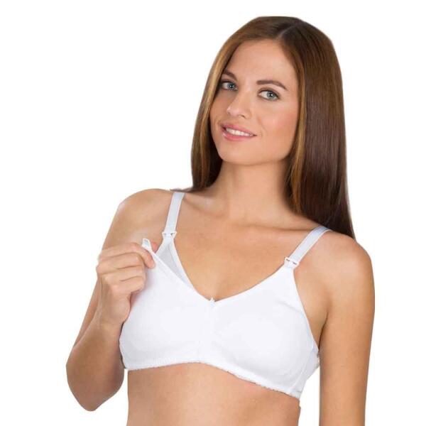 BabyJem Emzirme Sütyeni 017 Beyaz - BabyJem