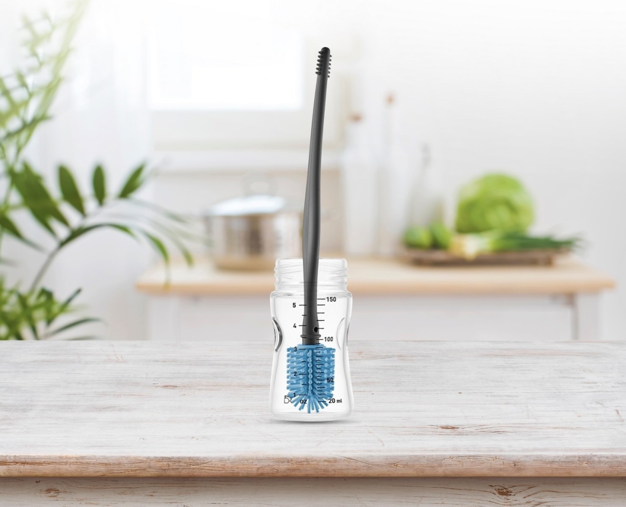 BabyJem Emzik ve Biberon Temizleme Fırçası 723 Mavi - 5