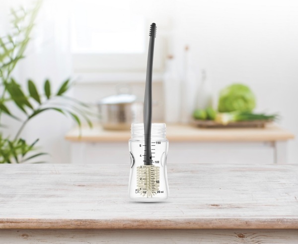 فرشاة تنظيف لهاية وزجاجة الرضاعة من بيبي جيم 723 لون بيج فاتح - 5