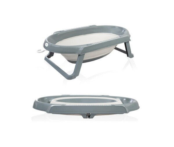 طقم حوض استحمام قابل للطي من بيبي جيم، 5 قطع، لون أنثراسيت 596 - 4