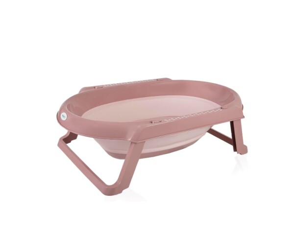 طقم حوض استحمام قابل للطي من بيبي جيم، 5 قطع، لون سلمون 596 - 2