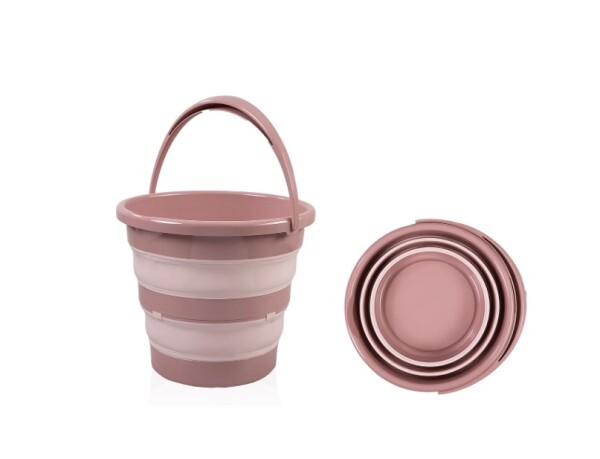 طقم حوض استحمام قابل للطي من بيبي جيم، 5 قطع، لون سلمون 596 - 5